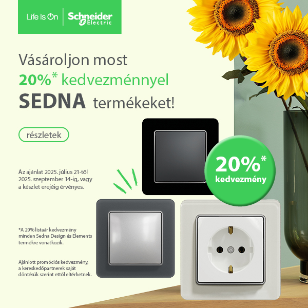 Vásároljon most 20% kedvezménnyel Sedna termékeket!